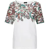 Goldner Kurzarmshirt "Elegantes Shirt mit Paisley-Design" Sonstige
