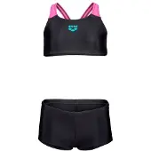 Arena - Girl's Bikini Solid L - Bikini Gr 116 schwarz