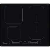 Indesit IB 65B60 NE, Schwarz, Integriert, 59 cm, Zonen-Induktionskochfeld, Glaskeramik, 4 Zone(n)