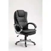ActiveJet Beheizter Massage-Bürostuhl YK7304 schwarz