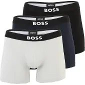 BOSS für Herren. 50544272 3er-Set graue Boxershorts aus Stretch-Baumwolle (M), Heimtextilien