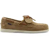 Sebago für Herren. 78123GW Portland Artisan Ox taupe Portland Artisan Ox Leder Bootsschuhe (41), Wohnung, Schnürsenkel, Lässig