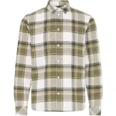 !Solid Flanellhemd SOLID "Flanellhemd SDChris", Herren, Gr. 3XL, N-Gr, grün (dusty olive), Obermaterial: 60% Baumwolle CO. 40% Polyester PES., Hemden Flanellhemd