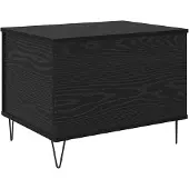vidaXL Couchtisch Schwarz Eichen-Optik 60 x 44,5 x 45 cm Holzwerkstoff