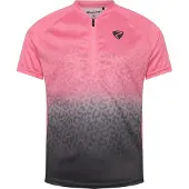 Ziener Radtrikot "NESTEL-Z", Kinder, Gr. 176, pink (schwarz.strawberry sorbet), Obermaterial: 100% Polyester, Trikots Radtrikot