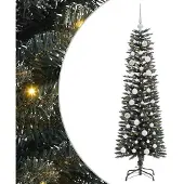 vidaXL Künstlicher Weihnachtsbaum mit 150 LEDs mit Ständer Grün 150 cm