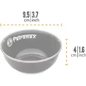 Petromax Emaille-Schalen, 2er-Set, schwarz, ca. 160 ml