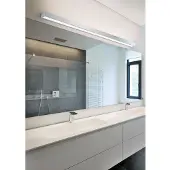 HELESTRA Wandlampe Theia, chrom / silber, für Badezimmer, Metall, Modern, LED Wandleuchte, Wandlampe Innen