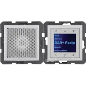 Berker 29801404 Radio mit Lautspr. DAB+ B.x alu matt