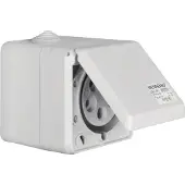 Berker 558201, 3P+N+PE, Grau, 400 V, 32 A, 50/60 Hz, 1,8 cm