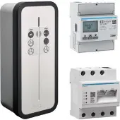 Hager XEV1K22T2SEMC witty solar Set mit Energiemanagement Controller flow und Netzzähler