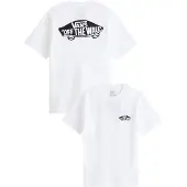 Vans 1100000002199 "DOUBLE STANDARD SS", Jungen, Gr. S (134/140), weiß, Obermaterial: 100% Baumwolle, normal, Rundhals, Shirts 1100000002199