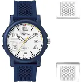 Nautica Nableme02 38mm 10atm Quartz Analogical Uhr
