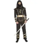 MOM Black Ninja Herrenkostüm