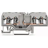 Wago 280-655/281-410 Bauelementklemme,4 Leiter,mit Diode 1N4007,grau 280655281410 - 100 Stück