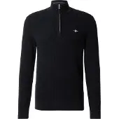 Gant Troyer "MICRO TEXTURED COTTON HALF ZIP" Regular fit mit Troyerkragen