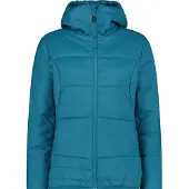 CMP Damen Jacke Jacket Fix Hood Türkis 38