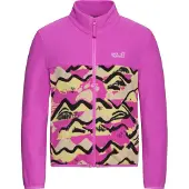 Jack Wolfskin PAW ERA 100 Print Full Zip K mountain paw foxglove (T0430) 176