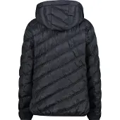 CMP Woman Jacket Snaps Hood U423 Antracite 48