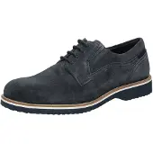 Sioux Schnürschuh "Dilip-716-H", Herren, Gr. 42 (UK 8), blau (dunkelblau), Obermaterial: 100% Kalbsveloursleder CAVL. 100% Gummi rubber., Schuhe Schnürschuh