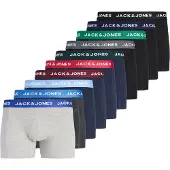 Jack & Jones Boxershorts "JACFLOWER Microfiber mit Logobund, Blumenprint und Stretchkomfort" Packung, 10er-Pack, 10 Stk. eng anliegend, Microfaser, schnelltrocknend