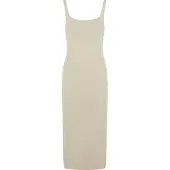 Urban Classics Basic Long Cotton Jersey ärmelloses Kleid