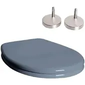 Jet-Line WC-Deckel in Hellgrau aus Thermoplast mit Absenkautomatik