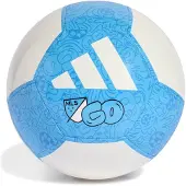 Adidas Fußball PERFORMANCE "EPP CLB" Gr. 5, blau (weiß, powrot), Bälle, 5, 0,4 g, Kunststoff, Fußball, B:22,3cm H:17,3cm T:22cm