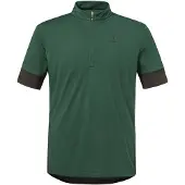 Schöffel 1100000002199 SCHÖFFEL "CIRC Shirt Style Pinega MNS", Herren, Gr. 48, grün (6995, grün), Oberstoff: 100% Polyester, Trikots 1100000002199