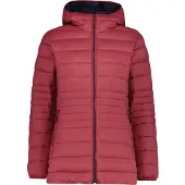 CMP Damen lange Kapuzenjacke mit Reißverschluss Sorona Aura