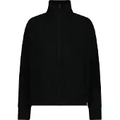 CMP Damen Jacke U901 aus Arctic-Fleece mit hohem Kragen, bügelfrei, Schwarz, Größe 42