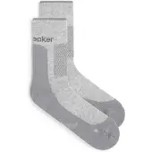 Icebreaker M Mer Hike+ Medium Crew blizzard hthr/alloy (IB0HN) XL