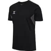 Hummel Herren T-Shirt hmlAuthentic Cotton s/s Shirt 220007-2001 XXL - Black - XXL