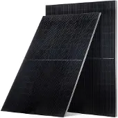 Vevor Monokristalline Solarmodule 400 W, 2er-Pack, PV-Modul mit MC4-Ausgangsleistung & Aluminiumrahmen, Solarpanel IP65 wasserdicht, netzunabhängiger Balkonkraftwerk für Auto, Boot, RV, Flachdach