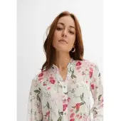 Bonprix Chiffonbluse Loose Fit, für festliche Anlässe, mit langem Arm