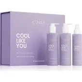 ICONIQUE Professional COOL WIE DU Perfekt Blonde & Silberviolett-Neutralisierungsset für Gelbstich