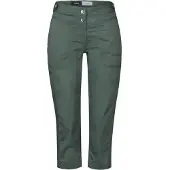 Cecil Caprihose "Style New York" Sommerhose mit Knopfdetails am Bund