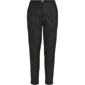 Object Damen Hosen Objbelle Lisa Coated Pant Noos - Zwart - Größe 34