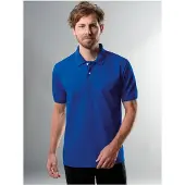 Trigema Poloshirt "Polohemd mit Brusttasche", Herren, Gr. XL, blau (royal), Piqué, 100% Baumwolle, Basic, normal, ohne Ausschnitt, Shirts Poloshirt