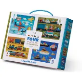 Crocodile Creek Vehicles Puzzle 24-36-48-72 Stücke