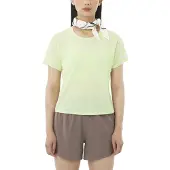 Salomon - Women's SHKout Air Cropp S/S Tee - Laufshirt Gr L grün