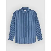 Element Langarmshirt "Classicfriend", Damen, Gr. S, blau (riviera, offschwarz), Obermaterial: 100% Baumwolle., Shirts Langarmshirt