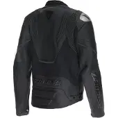 Dainese Racing 5 Lederjacke Schwarz / Schwarz / Schwarz 52