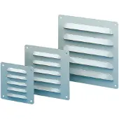 Schneider Electric NSYCAG170X190LM Metallausgangsgitter, metall. Ausschnitt 104x80mm, Außenabm. 120x120mm IP23
