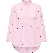 ONLY Hemdbluse "ONLNEW LINA GRACE LS EMB SHIRT NOOS WVN"