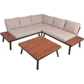 Garden Pleasure Lounge-Gruppe THERESA, 4tlg.