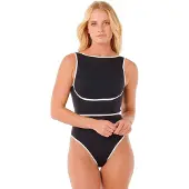 Rip Curl - Women's Mirage Fusion High Neck 1Pc - Badeanzug Gr L schwarz
