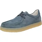 Sioux Schnürschuh "Tedrino-701", Herren, Gr. 45 (UK 10 1/2), blau (hellblau), Obermaterial: 100% Kalbsveloursleder CAVL. 100% Gummi rubber., Schuhe Schnürschuh