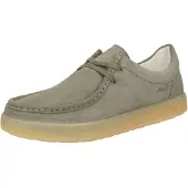 Sioux Schnürschuh "Tedrino-701", Herren, Gr. 40 (UK 6 1/2), grün, Obermaterial: 100% Kalbsveloursleder CAVL. 100% Gummi rubber., Schuhe Schnürschuh