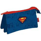 Arditex Superman Comic 3-Fach Federmäppchen 21 cm